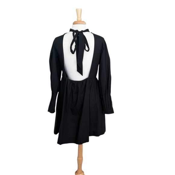 Happy x Nature Elegant Black Floral Pecaboo Back  Size Dress Medium - Picture 5 of 11